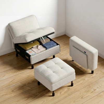 Chaise d'appoint rembourrée