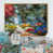 Toile naturelle avec cadre flottant