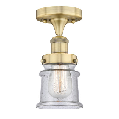 Alvi Glass Semi Flush Mount