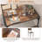 Industrial Style Rectangular Kitchen Table With Bench And Chairs-885382876-885382877