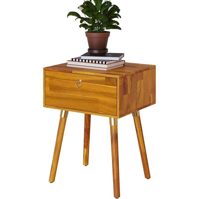 Table de chevet et table d'appoint en bois massif