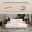 Combinaison de chaise longue convertible surdimensionnée rembourrée-371059571