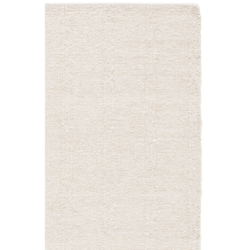 Tapis de couleur unie en coton tissé à la main Manhattan, Rectangulaire 8 pi x 10 pi