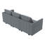3-Seater Modular Sectional Sofa Couch With Storage Seats-247650851