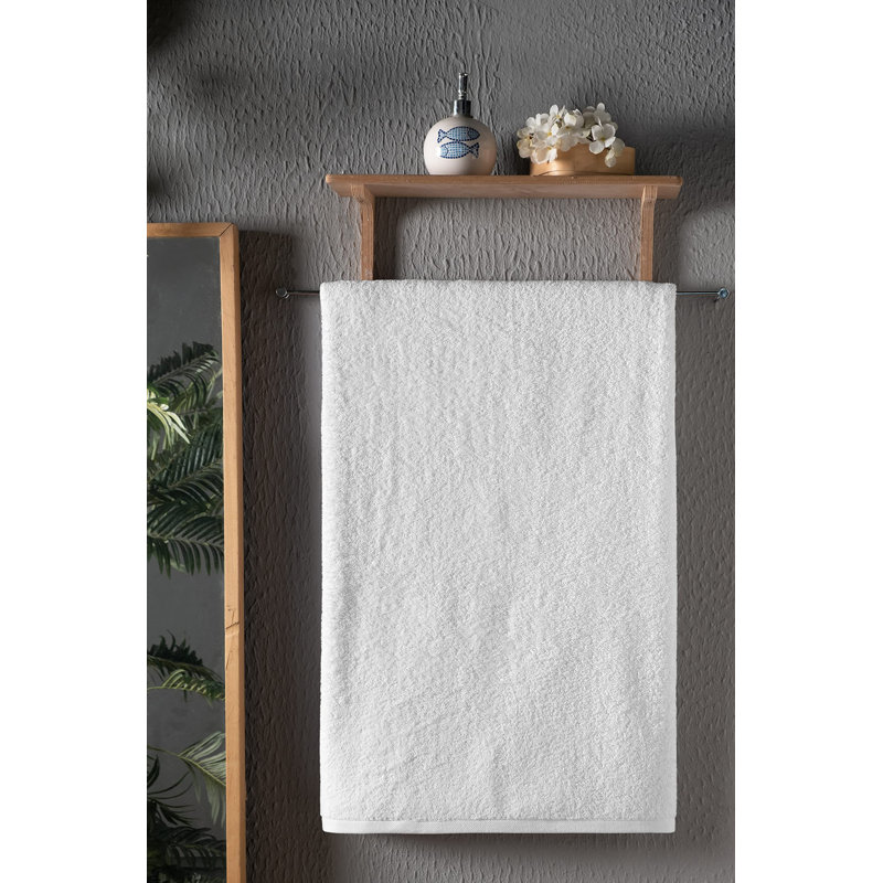 Midweight Bath Sheet, White