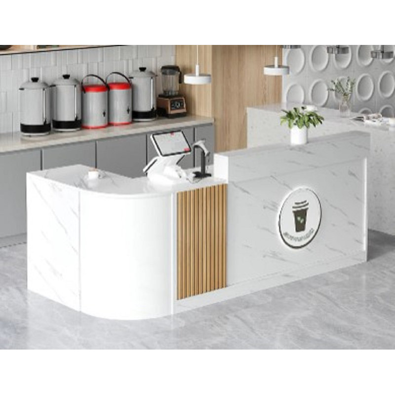 Cherilee L-Shaped Executive Desk, 110cm H x 240cm W x 50cm D