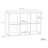 Decorative Storage 30'' H x 43.98'' W Cube Bookcase-16726150