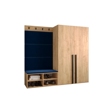 Jangro Hallway Set with Storage Bench and Shoe Storage