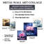 «Rustic Lotus Serenity», ensemble d'art mural lotus de 5