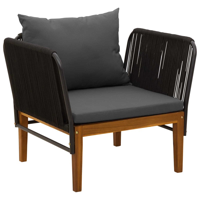  Outdoor Sectional Sofa Units Garden Furniture Patio Seating Balcony, Anthracite