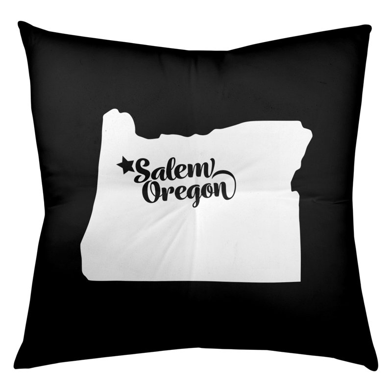 Coussin de plancher touffeté, 26 po x 26 po, Noir, Salem