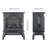 18 inch 3D  Flame Electric Infrared Quartz Fireplace Stove with remote control-1847797404