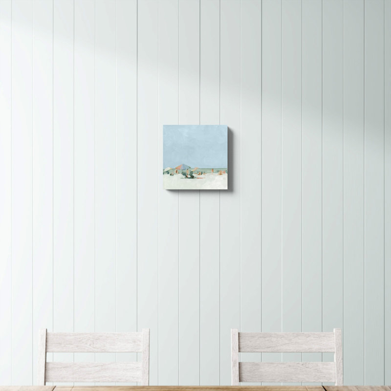 «Summer Palette I» par Emma Scarvey - Peinture sur toile, H 12 po x l 12 po, Toile tendue, Non