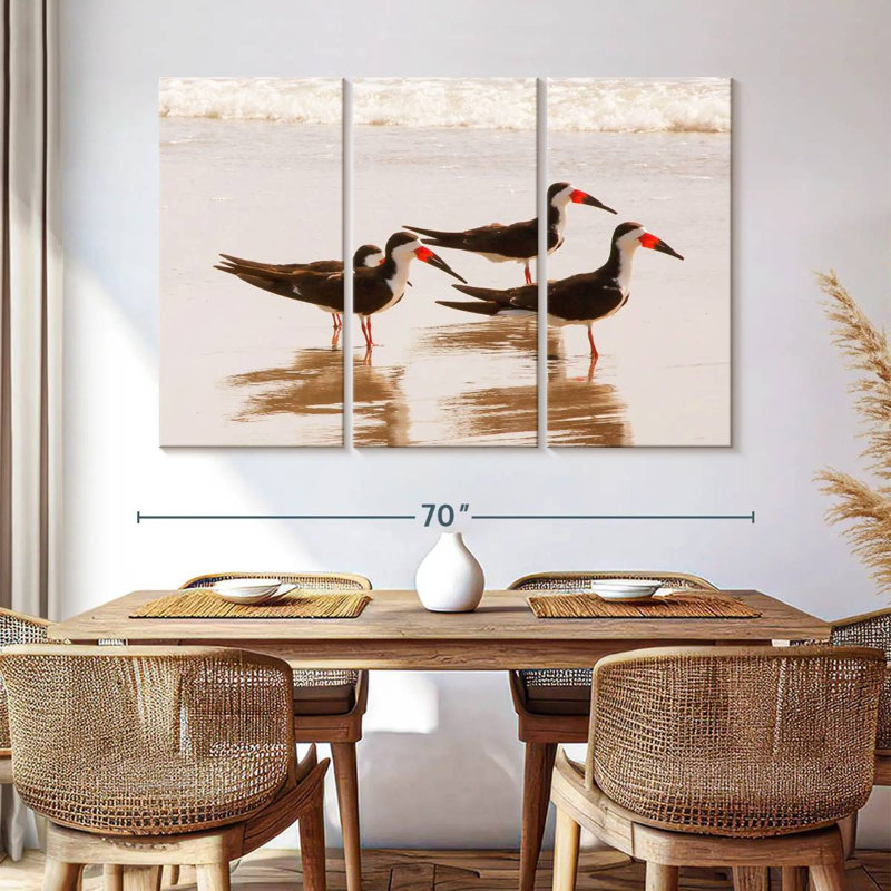 Brampt A Few Black Skimmers I, H 42 po x l 65 po