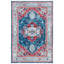 Tapis bleu marine / rouge Aurich 851-89244109