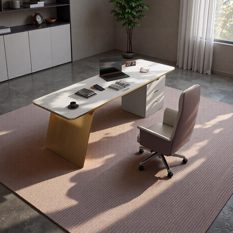 French-inspired design desk, 28.74" H x 55.11" W x 27.55" D