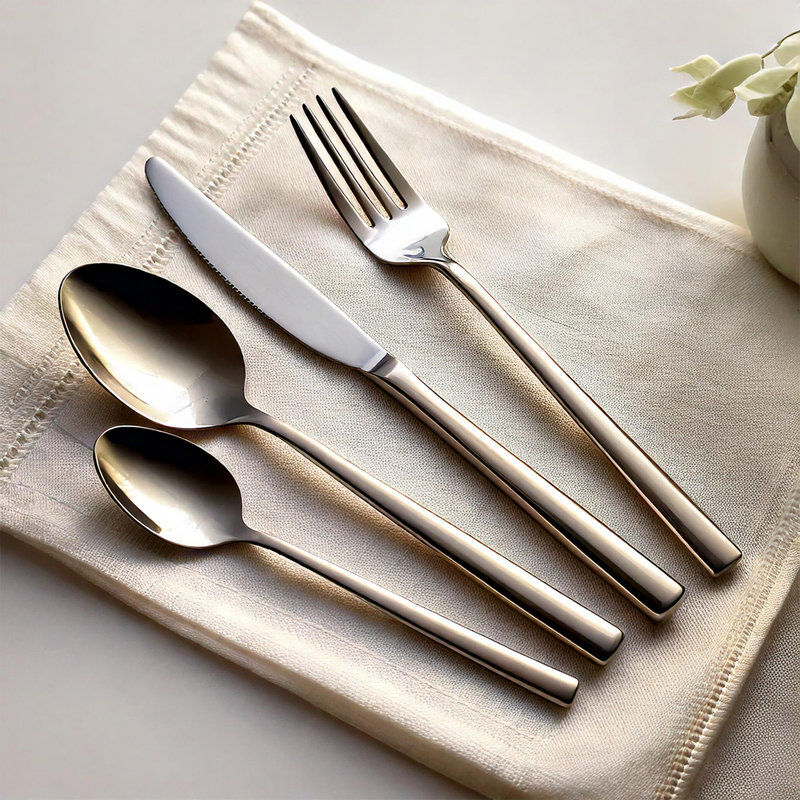 ROYALFORD 4 Piece Stainless Steel Cutlery Set , Service for 4, Design 1