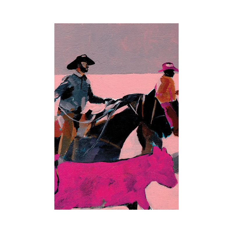 Pink Cows, 45.72 cm H x 30.48 cm W x 1.905 cm D, Does Not Apply