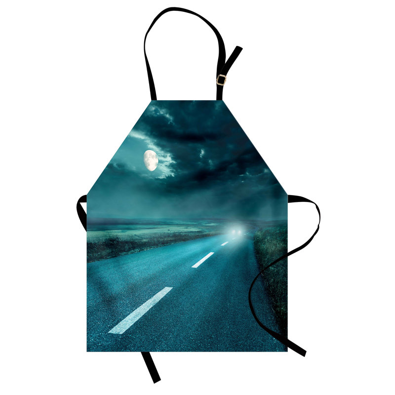 Tablier East Urban Home Horror House unisexe, tempête enfer, taille adulte, bleu