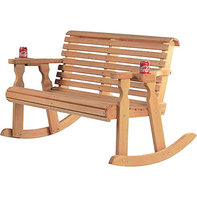 Banc berçant double Amish Casual