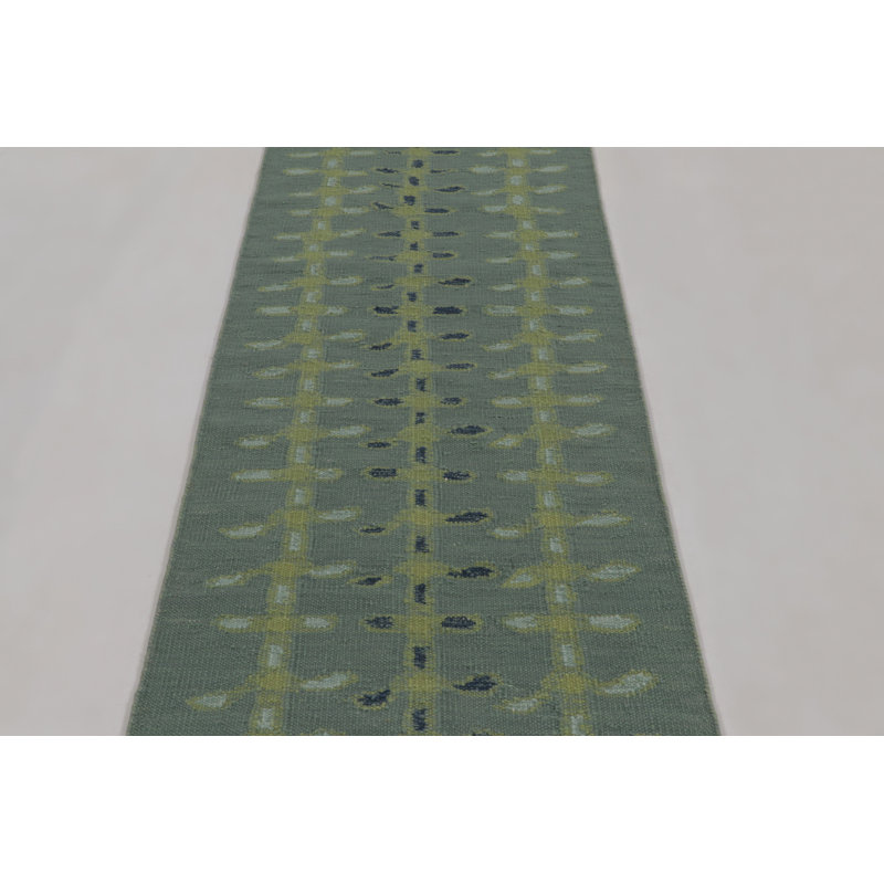 Scandinavian One-of-a-Kind 3'0X8'0 Hand Knotted Area Rug