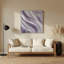 Abstrait couleur champ 40 bleu art mural en métal-292649849