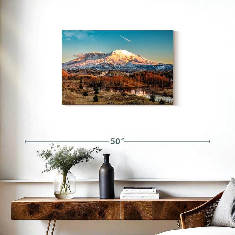 Alvord Mount St Helens Golden Glow, H 20 po x l 30 po
