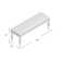 Alantae Linen Upholstered Bench