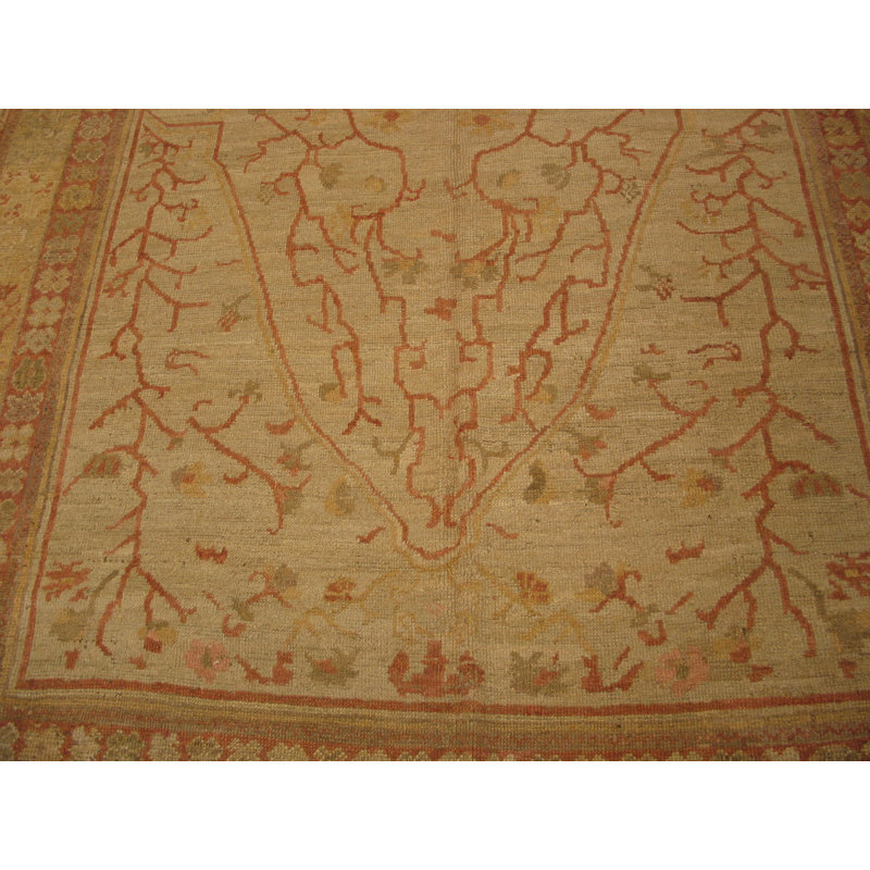 Tapis Oushak antique en laine turque