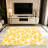 1PC sunny yellow daisy floral print area rugs, Soft and Comfortable, easy-to-maintain, machine washable Indoor floor mat, suitable for living room, bedroom, kitchen, balcony, porch, dining patio, backyard, sunroom, Home Decor, Outdoor Decor.-93973368