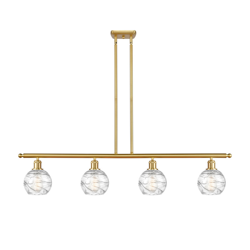 Cansler 4 - Light Kitchen Island Pendant, No Bulb Included, Satin Gold