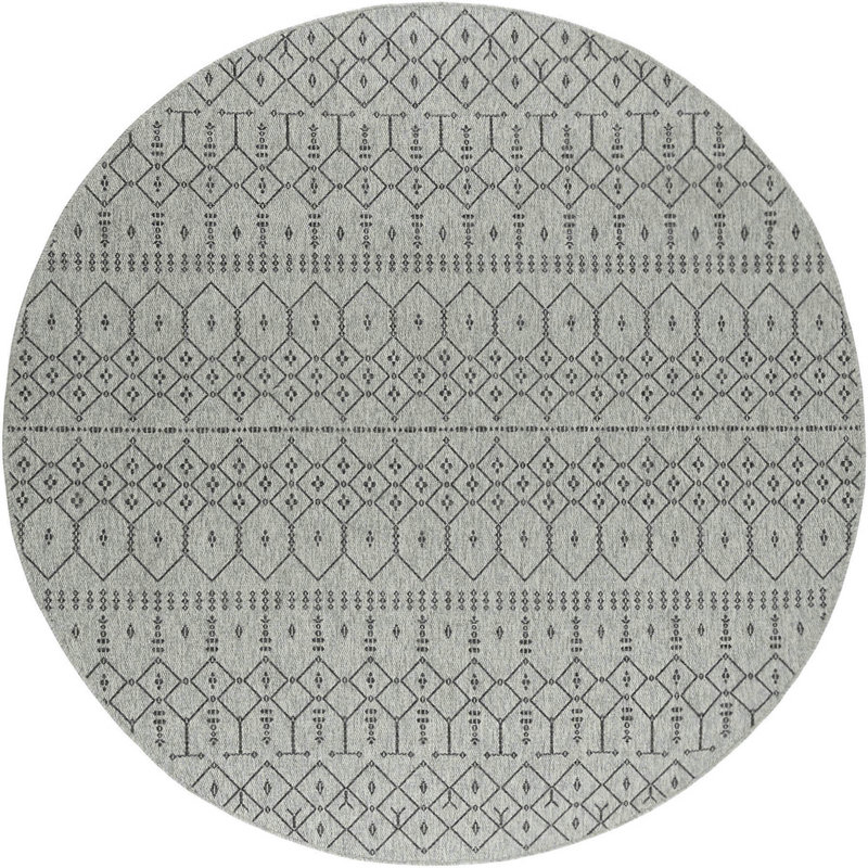 Ahders Indoor / Outdoor Rug, Round 5'1"