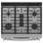 GE Profile Smart Appliances 30" 6.7 cu.ft. Smart Slide-in Gas Range with Griddle and Grill