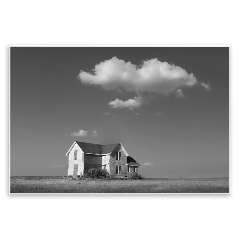 Plaque murale solitaire de style chalet, par Steve Toole, H 13 po x l 19 po