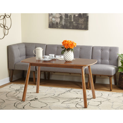 Bucci 2 - Person Solid Wood Top Four Leg Dining Set