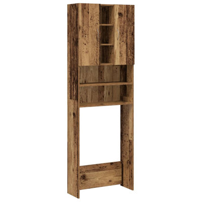 Awaah Solid Wood Freestanding Linen Cabinet