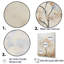 Minimalisme, érable beige sur fond mélodique sur toile-1789292360-1789292363