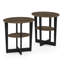 Bozko 2 Piece Oval Side Table Set-710213607