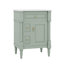 Meuble-lavabo sur pied 24 po avec lavabo, armoire de salle de bain autoportante avec tiroir rabattable et tablette réglable 24 po-121355020