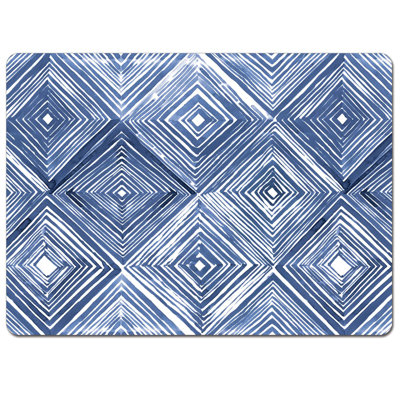 Wood/Bamboo Geometric Rectangle Placemat