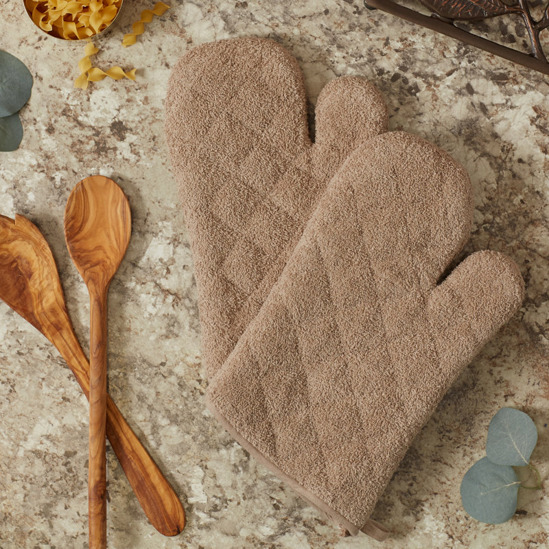 Design Imports Terry Oven Mitt, Pierre