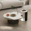 Table basse ronde moderne en marbre
