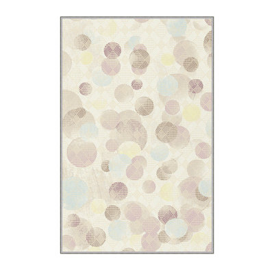 Premium Polyester Area Rug (5.2 x 7.5 ft), 100% Antibacterial, Non-Slip Underside, 0.3 in Pile Height | Machine Washable, 3D Digital Print, Durable Woven Carpet | Ideal for Living Room, Bedroom & Dining Spaces