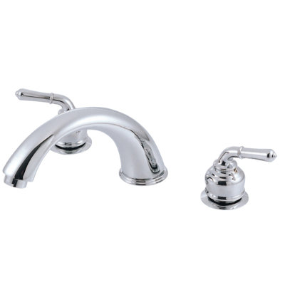 Kingston Brass Magellan Two-Handle 3-Hole Deck Mount Roman Tub Faucet