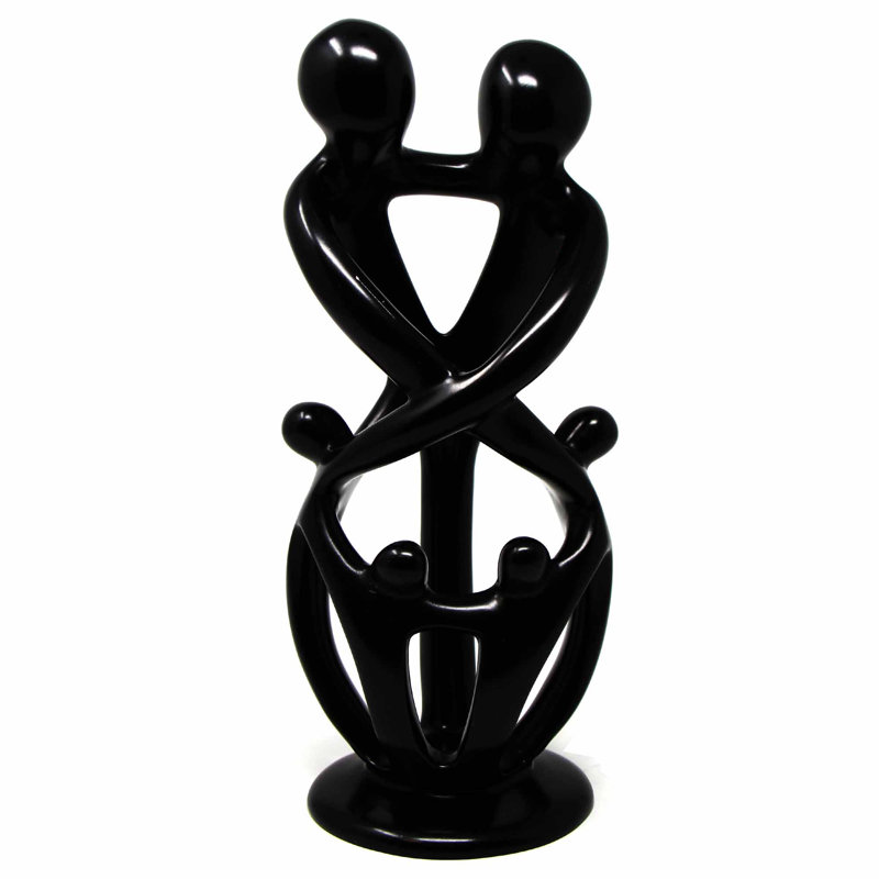 Figurine de famille Gregers, H 10 po x l 4 po x P 4 po