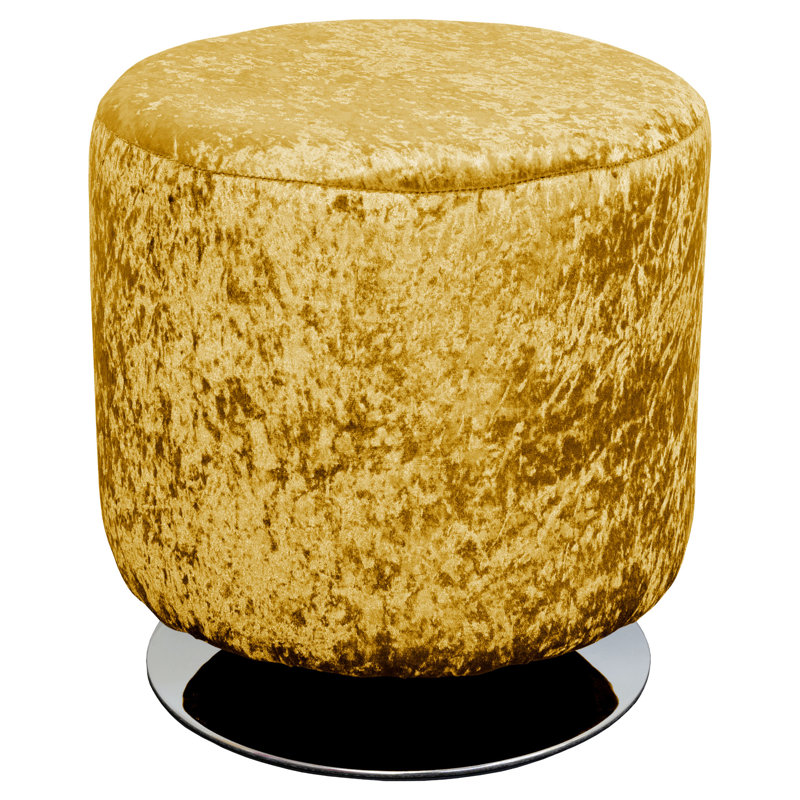 Humphrey 47Cm Tall Swivel Drum Stool, Gold
