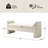 Elizabeth Modern 57"W Chenille Fabric Easy Assembly Upholstered Bench-1295061777