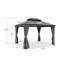Mei 3.5m x 3m Aluminium Patio Gazebo