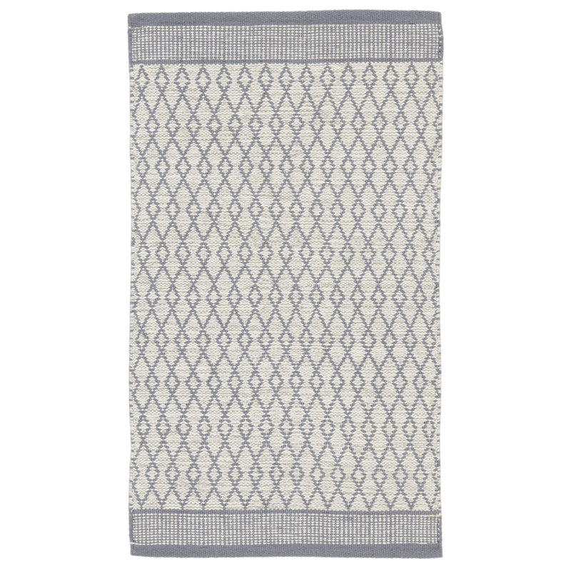 Waller Rectangle Geometric Flatweave Kilim Indoor / Outdoor Area Rug, Rectangle 60 x 120cm