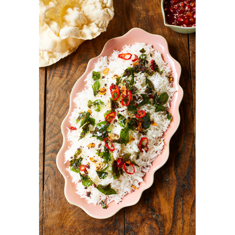 Jamie Oliver Big Love Pass-Me Platter, Stoneware, 35x20cm, Pink